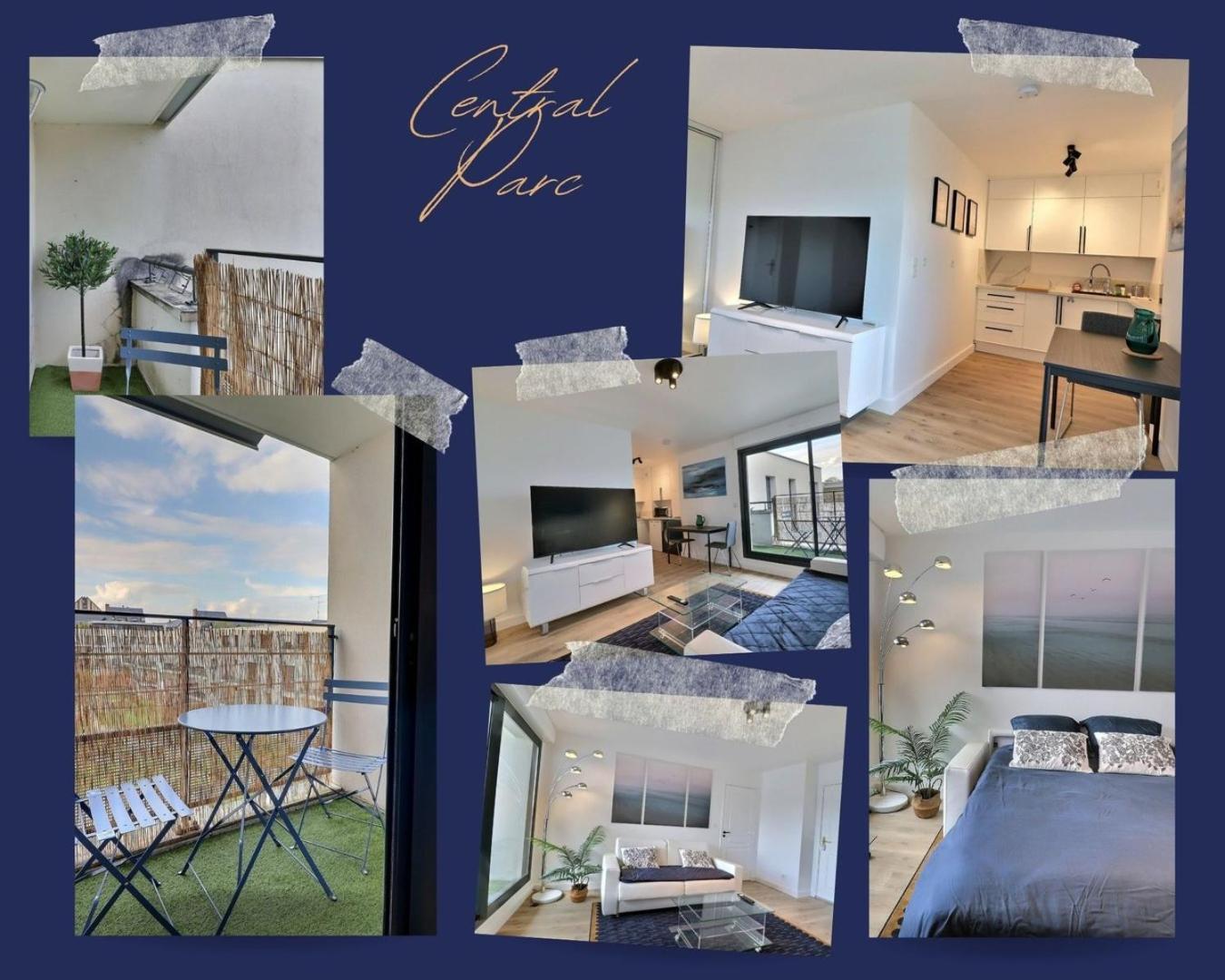 Central Park - Studio Calme - Balcon - Mon Groom تروي المظهر الخارجي الصورة